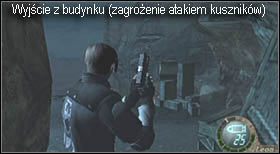 Wychodząc na zewnątrz wiedz, że znajdziesz się w zasięgu ataku kuszników - Island (5-1) - urwisko | Solucja Resident Evil 4 - Resident Evil 4 - PC - poradnik do gry