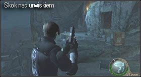 Etap rozpoczynasz na większej półce skalnej, nieopodal urwiska - Island (5-1) - urwisko | Solucja Resident Evil 4 - Resident Evil 4 - PC - poradnik do gry