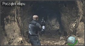 Etap rozpoczynasz w wąskim tunelu, u którego końca dojdzie do pierwszej potyczki - Castle (4-2) - jaskinia | Solucja Resident Evil 4 - Resident Evil 4 - PC - poradnik do gry