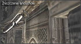 Strzel w miejsce, gdzie przymocowane są do ściany i - Castle (4-1) - porwanie Ashely | Solucja Resident Evil 4 - Resident Evil 4 - PC - poradnik do gry