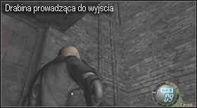 Teraz przejdź przez znajdujące się tam drzwi - za nimi wejdź po długiej drabinie na górę i znów pokonaj kolejne drzwi - Castle (3-2) - kanały z wielkimi insektami | Solucja Resident Evil 4 - Resident Evil 4 - PC - poradnik do gry