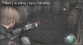 6 - Castle (3-2) - kanały z wielkimi insektami | Solucja Resident Evil 4 - Resident Evil 4 - PC - poradnik do gry