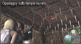Tym razem zamknie was w pomieszczeniu, w którym zacznie opadać sufit z wieloma kolcami - Castle (4-1) - pułapki Salazara | Solucja Resident Evil 4 - Resident Evil 4 - PC - poradnik do gry