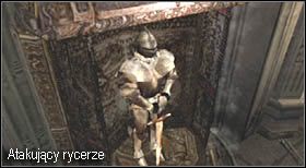 Dotrzesz do większego pomieszczenia, na środku którego znajduje się pierwszy królewski kielich - Castle (4-1) - waleczni rycerze | Solucja Resident Evil 4 - Resident Evil 4 - PC - poradnik do gry