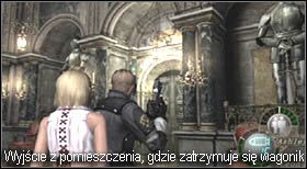 Dojedziesz do kolejnej sali, którą szybko opuść, gdyż nic specjalnego w niej nie ma - Castle (4-1) - mechaniczne smoki | Solucja Resident Evil 4 - Resident Evil 4 - PC - poradnik do gry