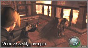 Potem skieruj się do kolejnego przeciwnika - Castle (4-1) - mechaniczne smoki | Solucja Resident Evil 4 - Resident Evil 4 - PC - poradnik do gry