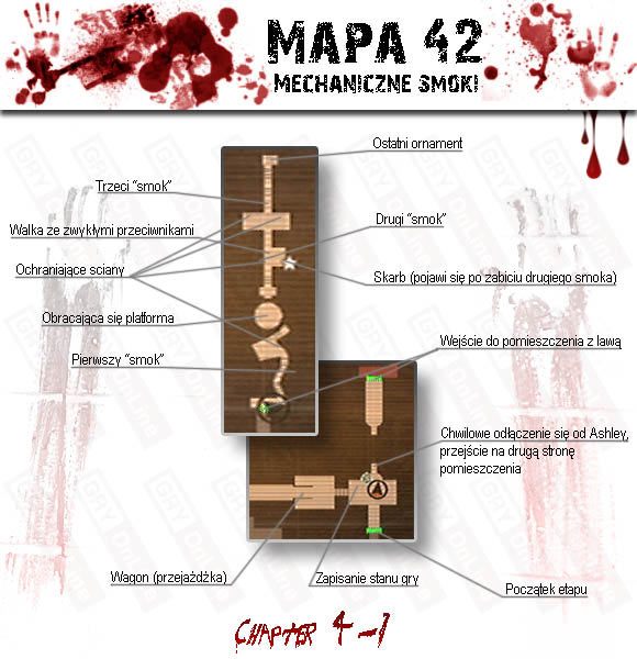 1 - Castle (4-1) - mechaniczne smoki | Solucja Resident Evil 4 - Resident Evil 4 - PC - poradnik do gry