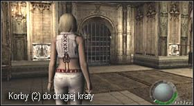 szybko podbiegnij do broni, na lewo od drugiej bramy (mapa) - Castle (3-4) - samodzielna Ashley | Solucja Resident Evil 4 - Resident Evil 4 - PC - poradnik do gry