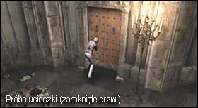 Dziewczyna skuli się koło miejsca, w którym była uwięziona i w tamtym kierunku podążać będą wrogowie - Castle (3-4) - Oswobodzenie Ashley | Solucja Resident Evil 4 - Resident Evil 4 - PC - poradnik do gry