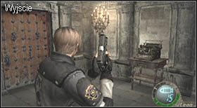 i podejdź do handlarza - Castle (3-3) - śmierć Luisa | Solucja Resident Evil 4 - Resident Evil 4 - PC - poradnik do gry