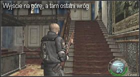 Na dole znajdziesz dużą, szklaną gablotę, w której leży bazooka - Castle (3-3) - śmierć Luisa | Solucja Resident Evil 4 - Resident Evil 4 - PC - poradnik do gry