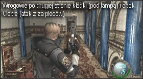 Następnie znów wyjdź na górę i pozbądź się kolejnych nieprzyjaciół - Castle (3-3) - śmierć Luisa | Solucja Resident Evil 4 - Resident Evil 4 - PC - poradnik do gry