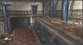 Na dole, obok dużej kraty, znajduje się urządzenie, dzięki któremu możesz wysunąć kładkę - uczyń to - Castle (3-3) - śmierć Luisa | Solucja Resident Evil 4 - Resident Evil 4 - PC - poradnik do gry