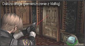 i przejdź przez znajdujące się tam drewniane drzwi - Castle (3-3) - walka w klatce | Solucja Resident Evil 4 - Resident Evil 4 - PC - poradnik do gry