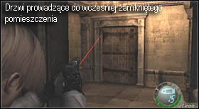 Na zewnątrz skieruj się do wyjścia prowadzącego w okolice obrazu, na którym przed momentem zniszczyłeś wino - Castle (3-3) - walka w klatce | Solucja Resident Evil 4 - Resident Evil 4 - PC - poradnik do gry