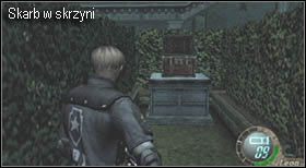 Wystarczy skręcić jeszcze raz w prawo i wejść pomiędzy żywopłotem, a nie koło metalowej barierki - Castle (3-2) - ogrodowy labirynt | Solucja Resident Evil 4 - Resident Evil 4 - PC - poradnik do gry