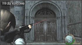 Następnie skieruj się do wrót na wprost, za nimi znajduje się kolejny etap - Castle (3-2) - zewnętrzny balkon | Solucja Resident Evil 4 - Resident Evil 4 - PC - poradnik do gry
