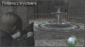 Na zewnątrz idź balkonem, aż dotrzesz do fontanny - Castle (3-2) - zewnętrzny balkon | Solucja Resident Evil 4 - Resident Evil 4 - PC - poradnik do gry