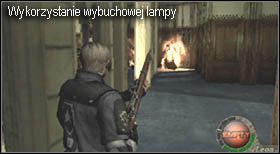 Wrogów atakuj używając karabinu snajperskiego, bądź TMP - Castle (3-2) - działo maszynowe | Solucja Resident Evil 4 - Resident Evil 4 - PC - poradnik do gry