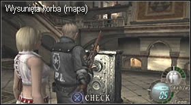 Gdy znów wrócisz na górę, na dwóch balkonach (po lewej i prawej - mapa) stacjonować będą kusznicy - Castel (3-1) - Pomocna Ashley | Solucja Resident Evil 4 - Resident Evil 4 - PC - poradnik do gry