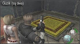 Najpierw pozbieraj wszystkie zgromadzone tam rzeczy (m - Castel (3-1) - Pomocna Ashley | Solucja Resident Evil 4 - Resident Evil 4 - PC - poradnik do gry