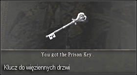 W pokoju tym znajduje się mała wnęka (na prawo), wisi w niej obraz, a na nim przyczepiony jest klucz - podnieś go - Castle (3-1) - ślepy więzień | Solucja Resident Evil 4 - Resident Evil 4 - PC - poradnik do gry