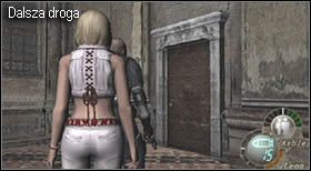 Nad przejściem, które przed momentem minąłeś, przyczepiony jest skarb - Castle (3-1) - ślepy więzień | Solucja Resident Evil 4 - Resident Evil 4 - PC - poradnik do gry