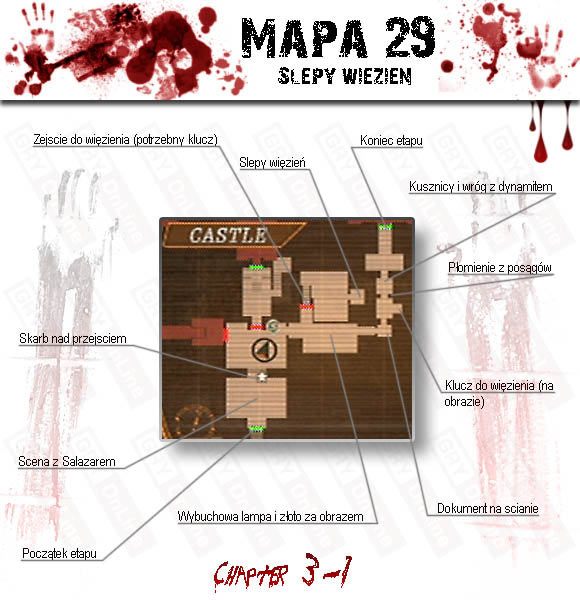 1 - Castle (3-1) - ślepy więzień | Solucja Resident Evil 4 - Resident Evil 4 - PC - poradnik do gry