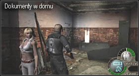 Dopiero po odwiedzeniu sprzedawcy i wykonaniu wszystkich niezbędnych transakcji, wejdź do budynku - Village (2-3) - kolejka górska | Solucja Resident Evil 4 - Resident Evil 4 - PC - poradnik do gry
