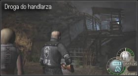 Następnie skieruj się do pobliskiego handlarza (mapa) - Village (2-3) - kolejka górska | Solucja Resident Evil 4 - Resident Evil 4 - PC - poradnik do gry