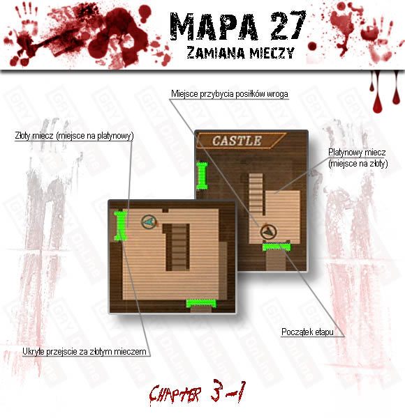 1 - Castle (3-1) - zamiana mieczy | Solucja Resident Evil 4 - Resident Evil 4 - PC - poradnik do gry