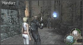 Teraz przejdź przez powstałą wyrwę i udaj się przed siebie - Castle (3-1) - katapulty | Solucja Resident Evil 4 - Resident Evil 4 - PC - poradnik do gry