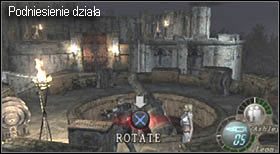 Teraz przywołaj do siebie Ashley, a samemu wciągnij na górę wcześniej pominięte działo - Castle (3-1) - katapulty | Solucja Resident Evil 4 - Resident Evil 4 - PC - poradnik do gry