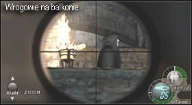 Przechodząc kilka metrów dotrzesz do miejsca, w którym słychać będzie pomruki wrogów - Castle (3-1) - katapulty | Solucja Resident Evil 4 - Resident Evil 4 - PC - poradnik do gry