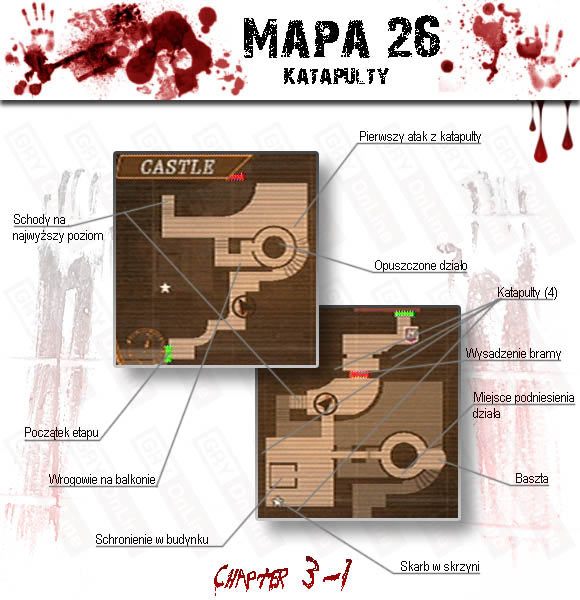 1 - Castle (3-1) - katapulty | Solucja Resident Evil 4 - Resident Evil 4 - PC - poradnik do gry