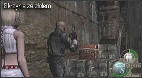 Następnie wyjdź na zewnątrz i skieruj się za budynek, w którym przed chwilą byłeś (omiń drzewo zagradzające drogę) - Castle (3-1) - początek zamku | Solucja Resident Evil 4 - Resident Evil 4 - PC - poradnik do gry