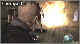 Jeśli uda się im zbliżyć (a dojdzie do tego dość często) nie baw się w zbędne mierzenie, w tym momencie życie będzie ważniejsze od ilości amunicji - Village (2-2) - obrona domu | Solucja Resident Evil 4 - Resident Evil 4 - PC - poradnik do gry