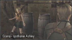 i otwórz wcześniej zagrodzone drzwi - Village (2-1) - kościół i spotkanie Ashley | Solucja Resident Evil 4 - Resident Evil 4 - PC - poradnik do gry
