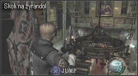 Tam przejdź kawałek przed siebie i obróć w stronę głównego pomieszczenia - Village (2-1) - kościół i spotkanie Ashley | Solucja Resident Evil 4 - Resident Evil 4 - PC - poradnik do gry