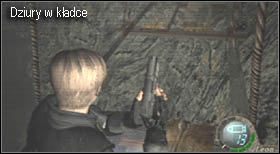 Etap rozpoczynamy przed drewnianym mostem - Village (2-1) - kościół i spotkanie Ashley | Solucja Resident Evil 4 - Resident Evil 4 - PC - poradnik do gry