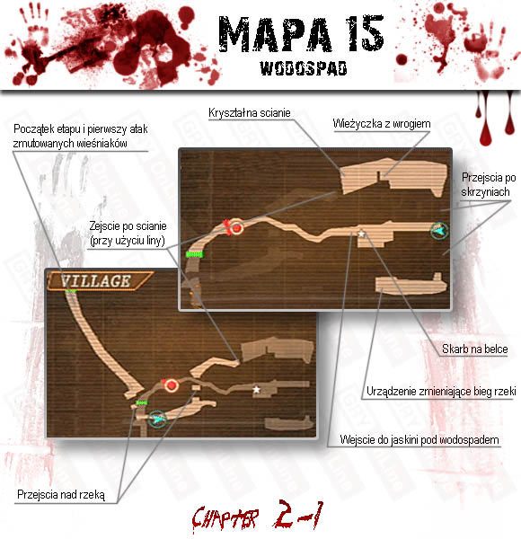 1 - Village (2-1) - wodospad | Solucja Resident Evil 4 - Resident Evil 4 - PC - poradnik do gry