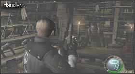 do beczek, w jednej z nich znajduje się skarb - Village (2-1) - jezioro po walce | Solucja Resident Evil 4 - Resident Evil 4 - PC - poradnik do gry