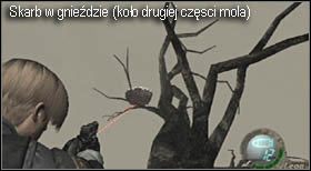 Wejdź na drugi fragment mola i z ławki tam ulokowanej podnieś granat - Village (1-3) - moczary | Solucja Resident Evil 4 - Resident Evil 4 - PC - poradnik do gry