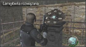 Odpowiednia kombinacja przedstawia się następująco: 344434443 - Village (1-3) - cmentarz | Solucja Resident Evil 4 - Resident Evil 4 - PC - poradnik do gry