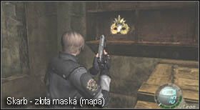 Zaraz za nimi, na jednej ze ścian, będzie dziura zabita deskami (zdjęcie, mapa), rozwal ją nożem i wskocz do pomieszczenia za nią - Village (1-2) - ryby w kanałach | Solucja Resident Evil 4 - Resident Evil 4 - PC - poradnik do gry