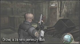 Przechodząc niewielki odcinek drogi zbliżysz się do budynku - Village (1-2) - ryby w kanałach | Solucja Resident Evil 4 - Resident Evil 4 - PC - poradnik do gry