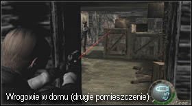 Z niej wejdź do domu i podnieś tam leżącą amunicję , a następnie otwórz drzwi do drugiego pomieszczenia - Village (1-2) - pierwszy handlarz | Solucja Resident Evil 4 - Resident Evil 4 - PC - poradnik do gry