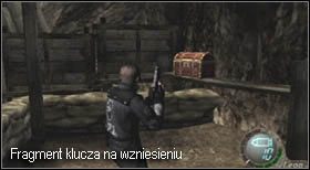 Idąc tamtędy miniesz wybuchową beczkę, możesz ją wykorzystać, gdy zbliży się duża grupa wrogów - Village (1-2) - pierwszy handlarz | Solucja Resident Evil 4 - Resident Evil 4 - PC - poradnik do gry