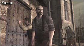 Gdy uda Ci się zbiec, ruszaj do budynku obok (dom drugi - rzuć okiem na załączoną mapę) - Village (1-1) - centrum | Solucja Resident Evil 4 - Resident Evil 4 - PC - poradnik do gry