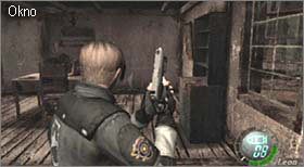 Czyniąc to zostaniesz zauważony, co spowoduje atak, który to z kolei jest jednym z większych na początku gry, dlatego bądź gotów na najgorsze - Village (1-1) - centrum | Solucja Resident Evil 4 - Resident Evil 4 - PC - poradnik do gry